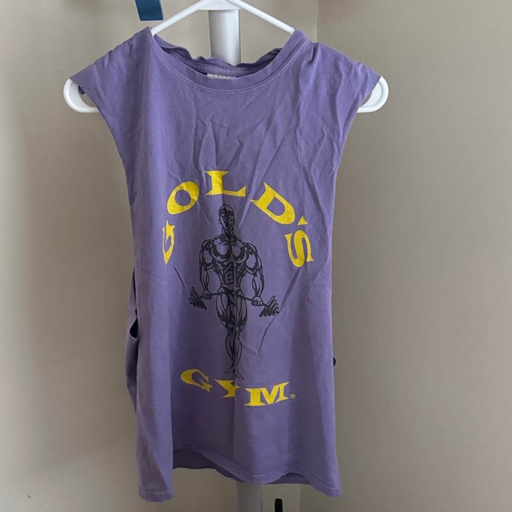 Vintage Gold's Gym Purple Men's Tank Top